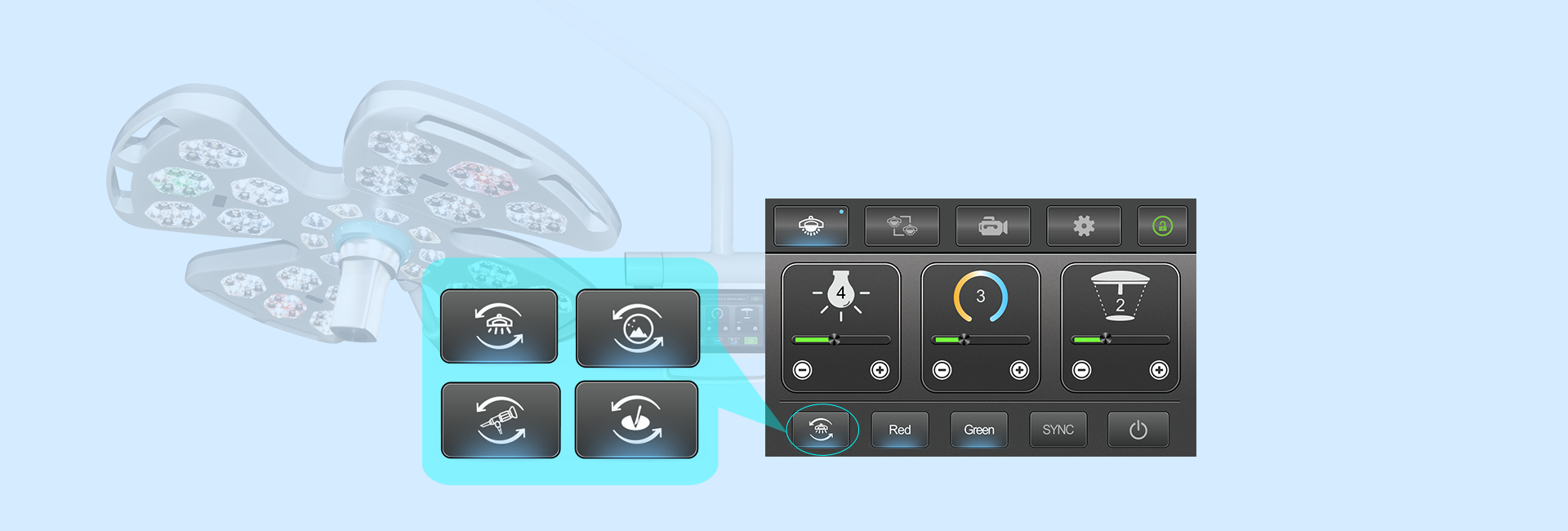 模式一鍵切換